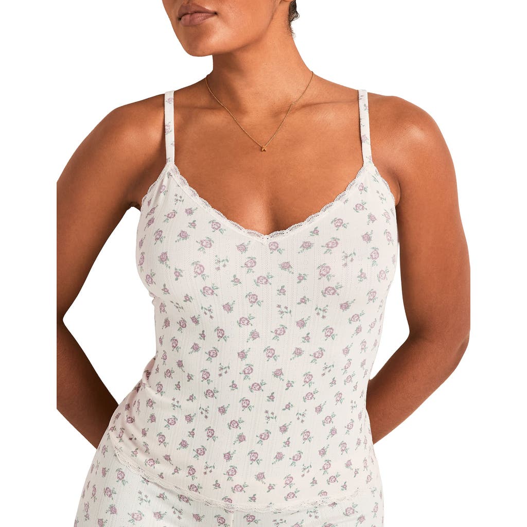 Adore Me Pointelle Cami Top In Neutral