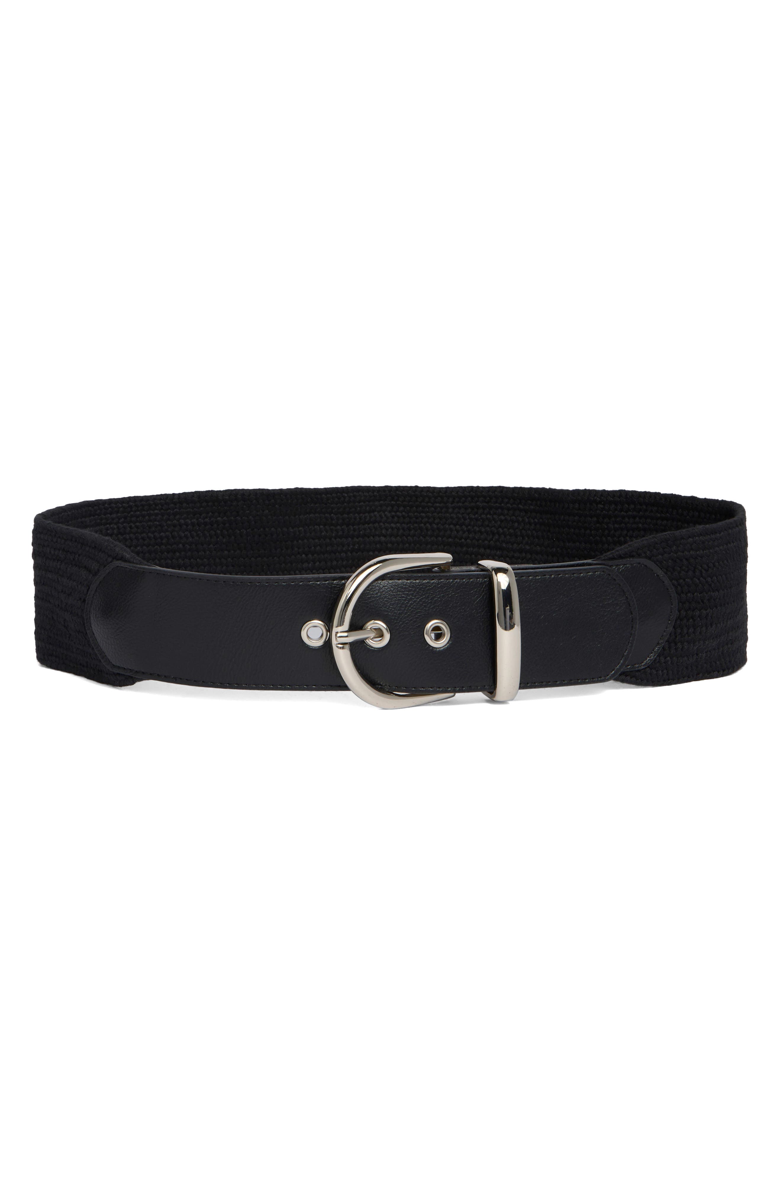 Steve Madden Woven Stretch Belt