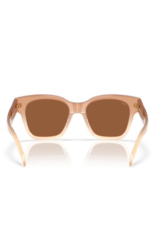 Costa Del Mar Nusa 54mm Square Sunglasses In Sandbar/copper Silver 580g
