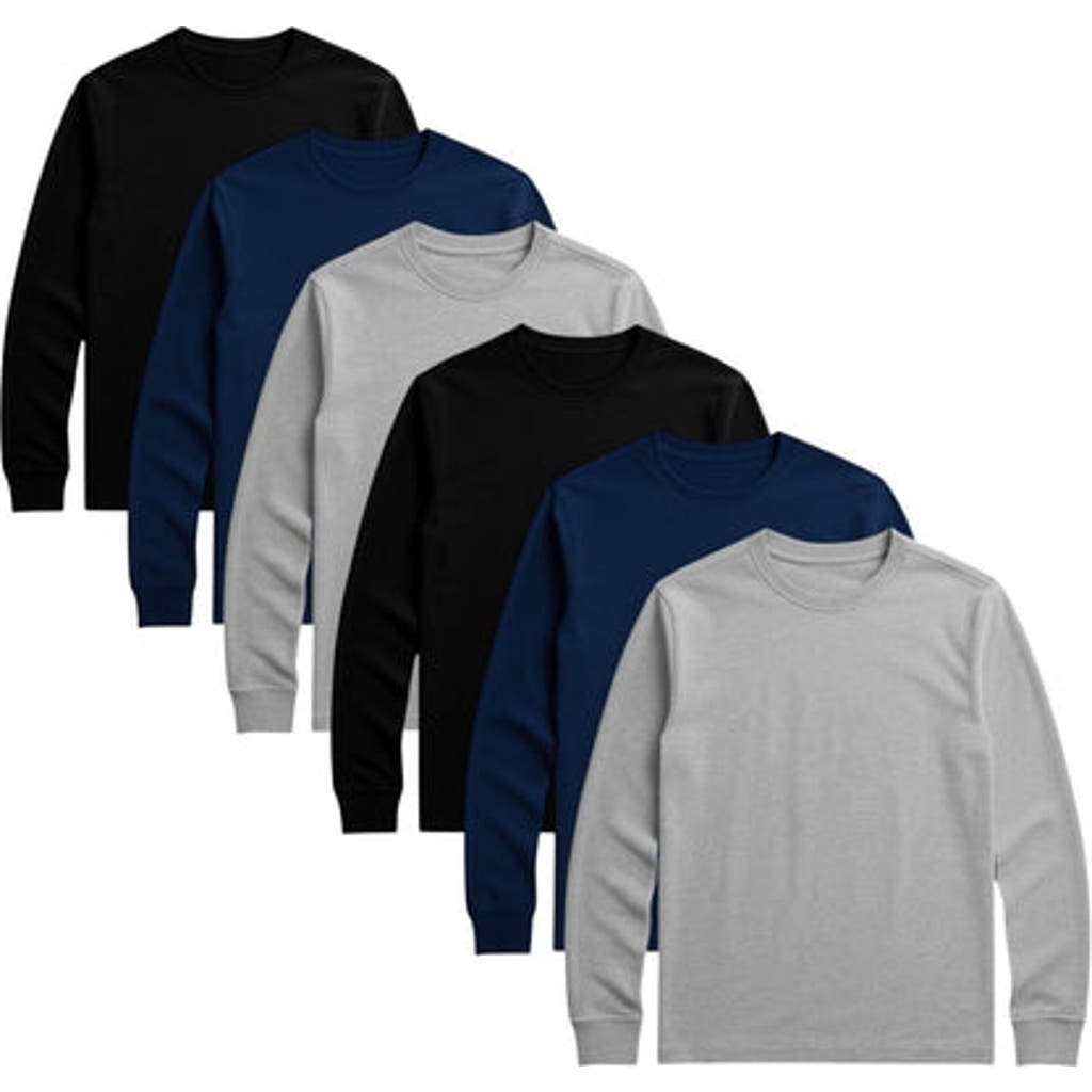 Benben 6 Pack Mens Tee Shirt 100% Cotton Super Soft In Multi