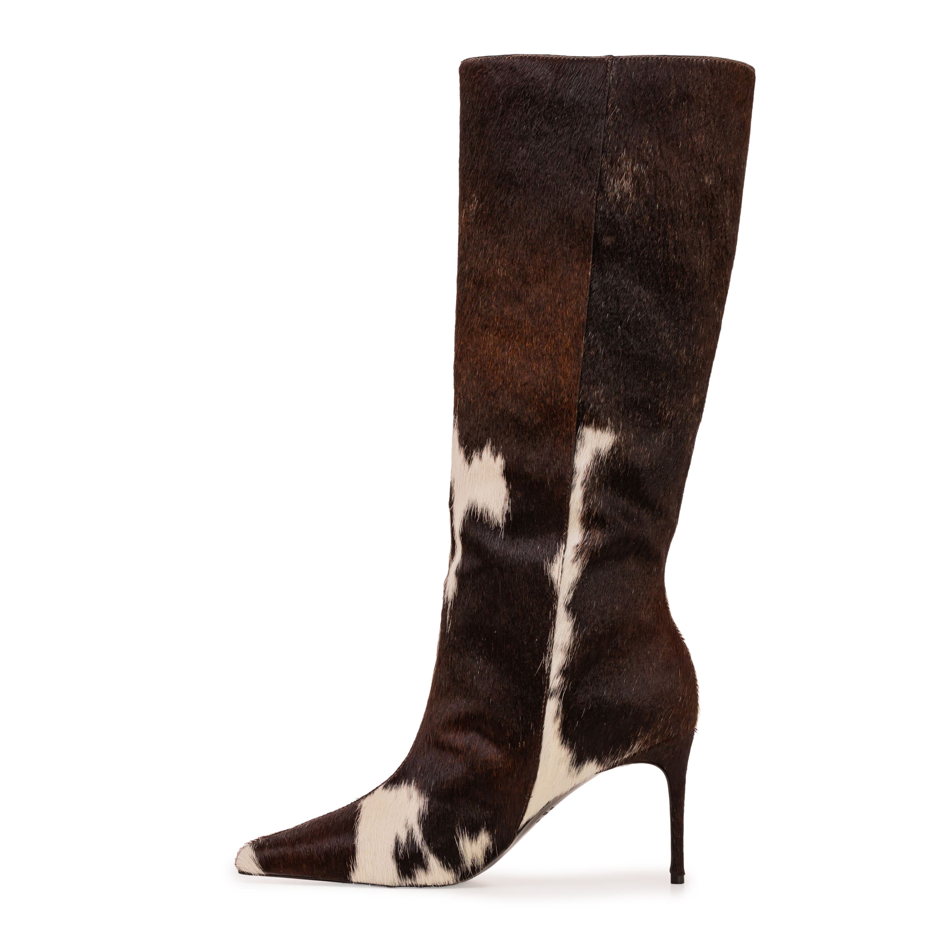BLACK SUEDE STUDIO Ember 80 Cowhide Boot, Alternate, color, 