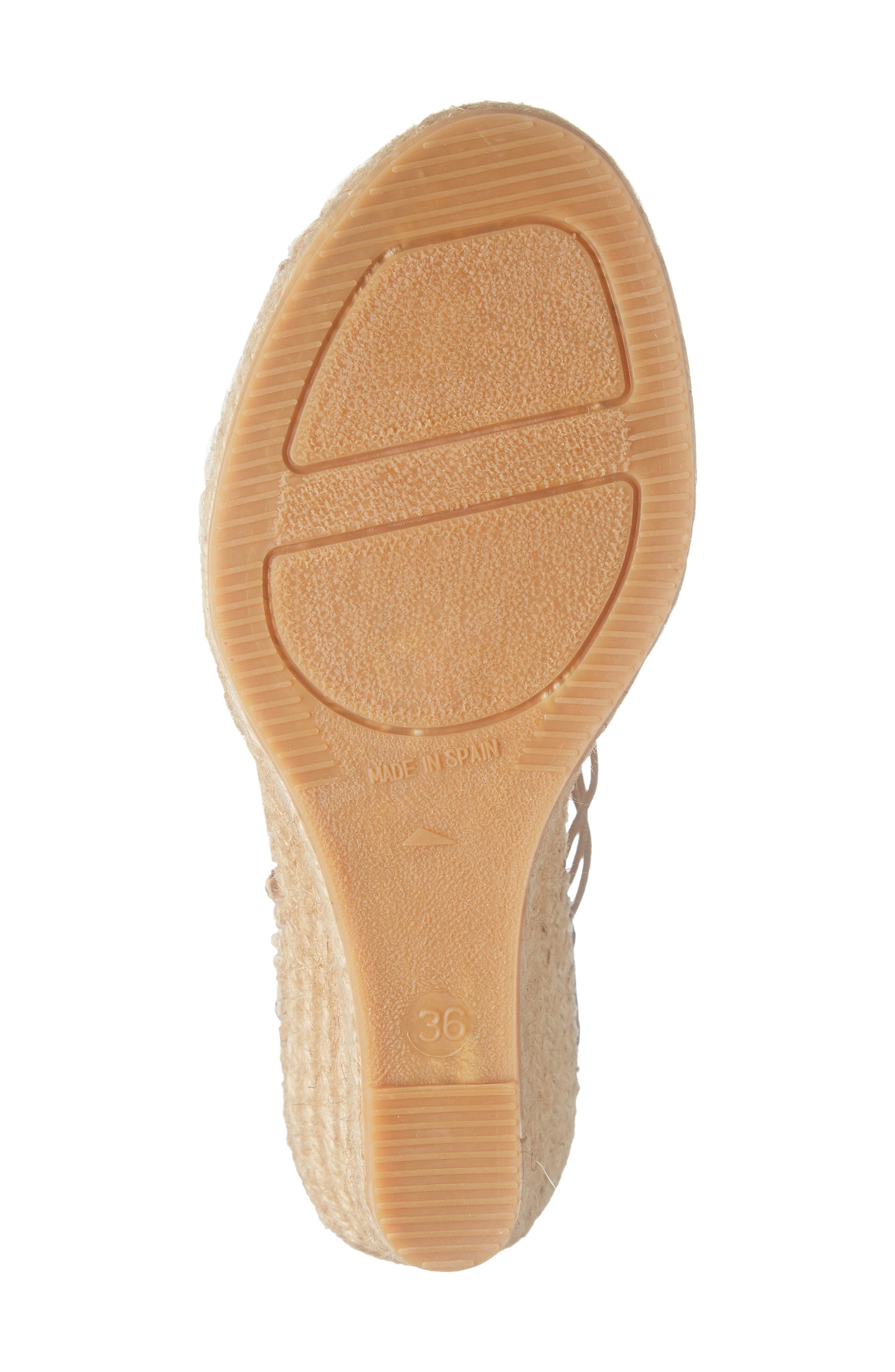 Siros Espadrille Wedge Sandal, Alternate, color, NATURAL