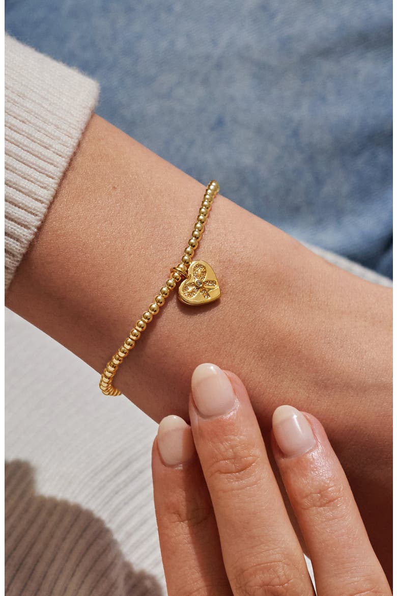 A Little 'To My Bestie On Your Birthday' Bracelet, Alternate, color, Gold Plated