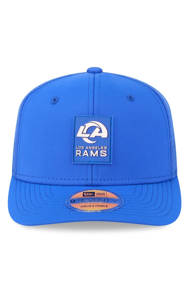 New Era Men's New Era Royal Los Angeles Rams 2025 Sideline  9SEVENTY Trucker Adjustable Hat, Alternate, color, 