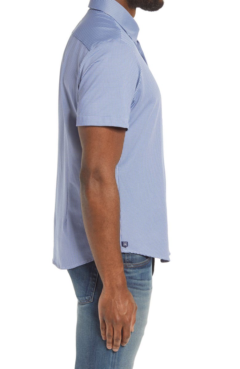 Mizzen+Main Beckett Trim Fit Gingham Shirt, Alternate, color,