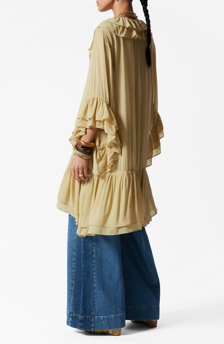 & Other Stories Flounced Drop Waist Dress, Alternate, color, 