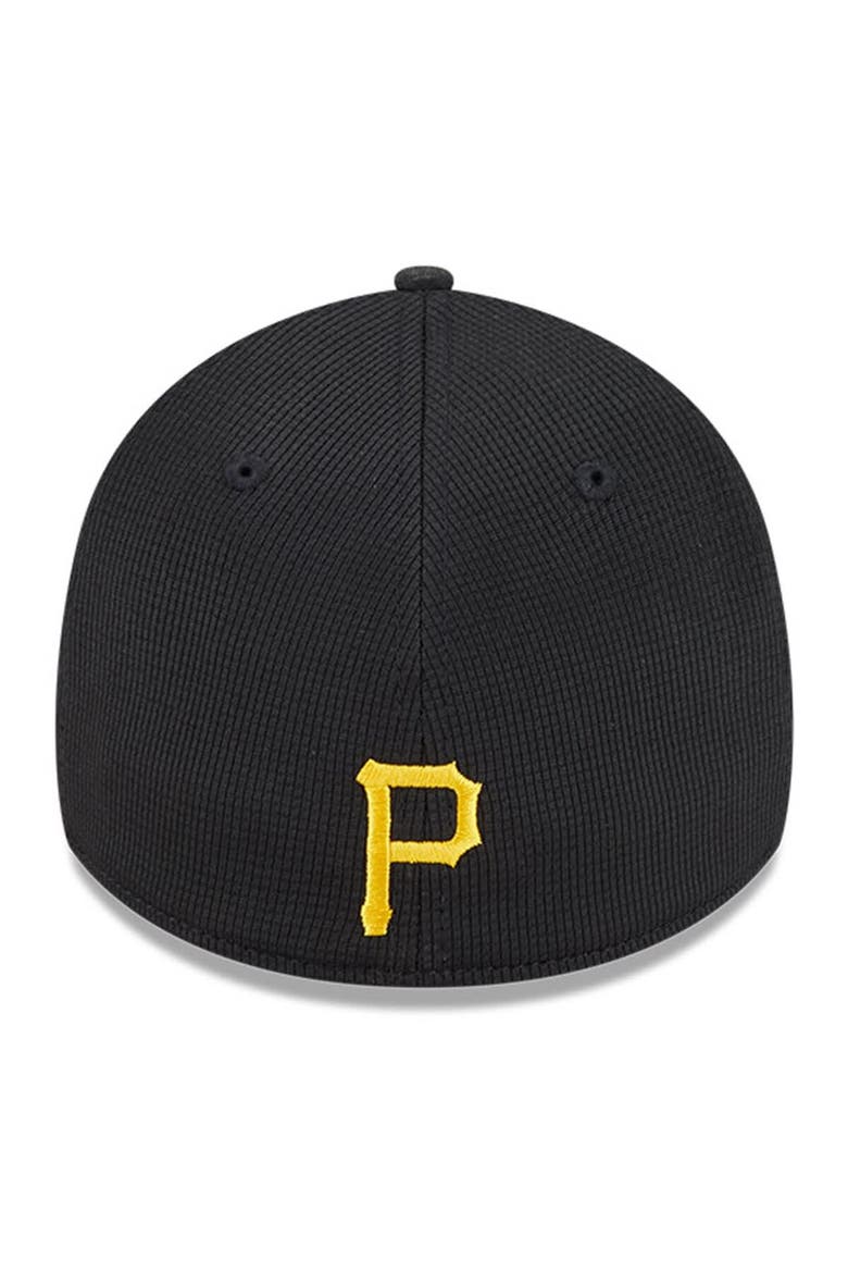 Men's New Era Black Pittsburgh Pirates City Connect Batting Practice 39THIRTY Flex Hat, Alternate, color, Black