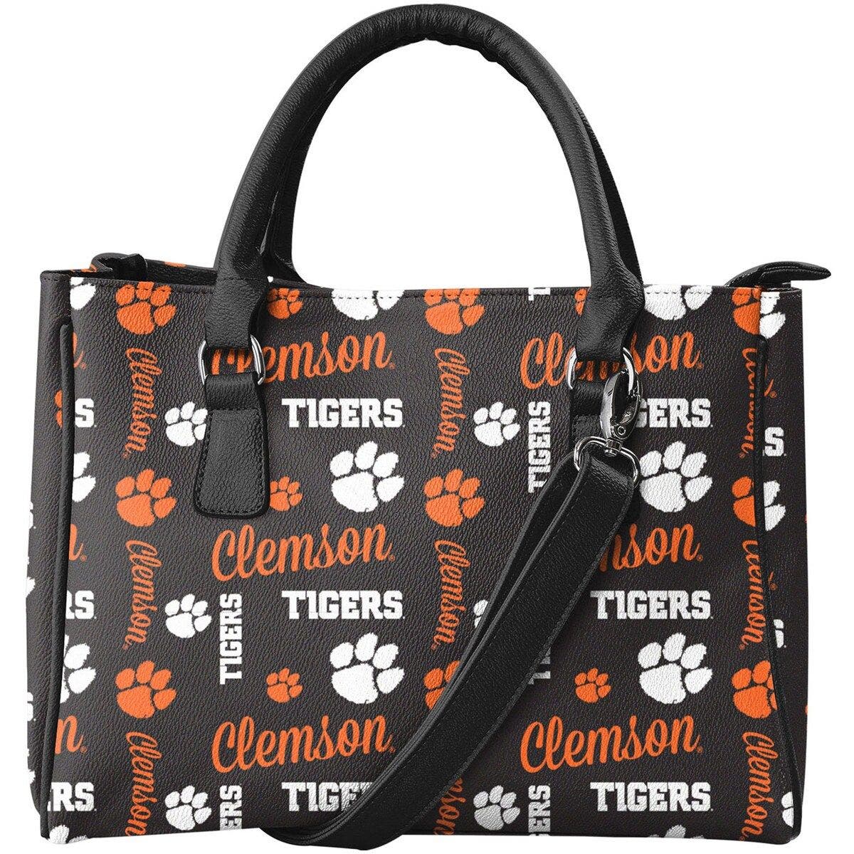 FOCO Clemson Tigers Repeat Brooklyn Tote, Main, color, Black