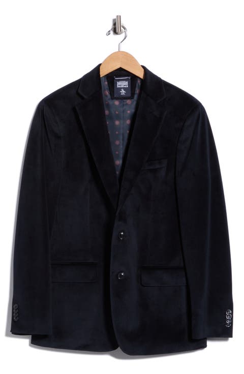 Two-Button Velvet Dinner Jacket