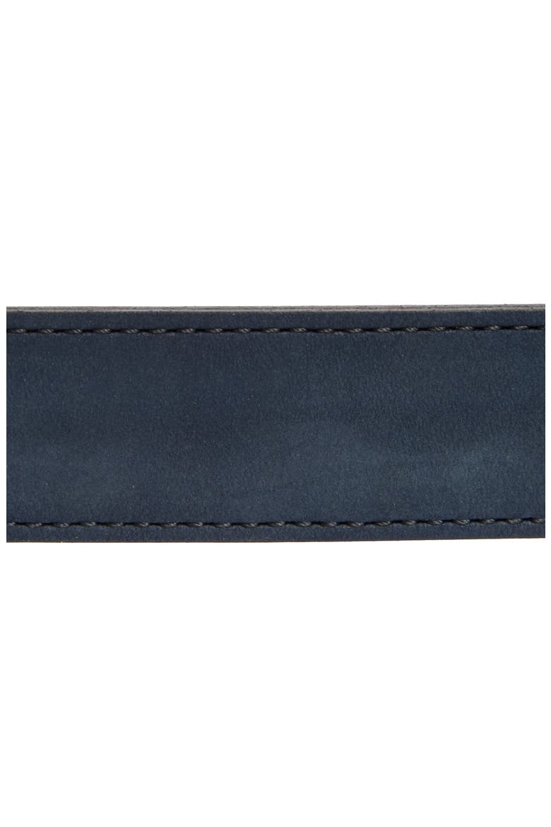 Nubuck Leather Belt, Alternate, color, COASTAL/ PALLADIUM