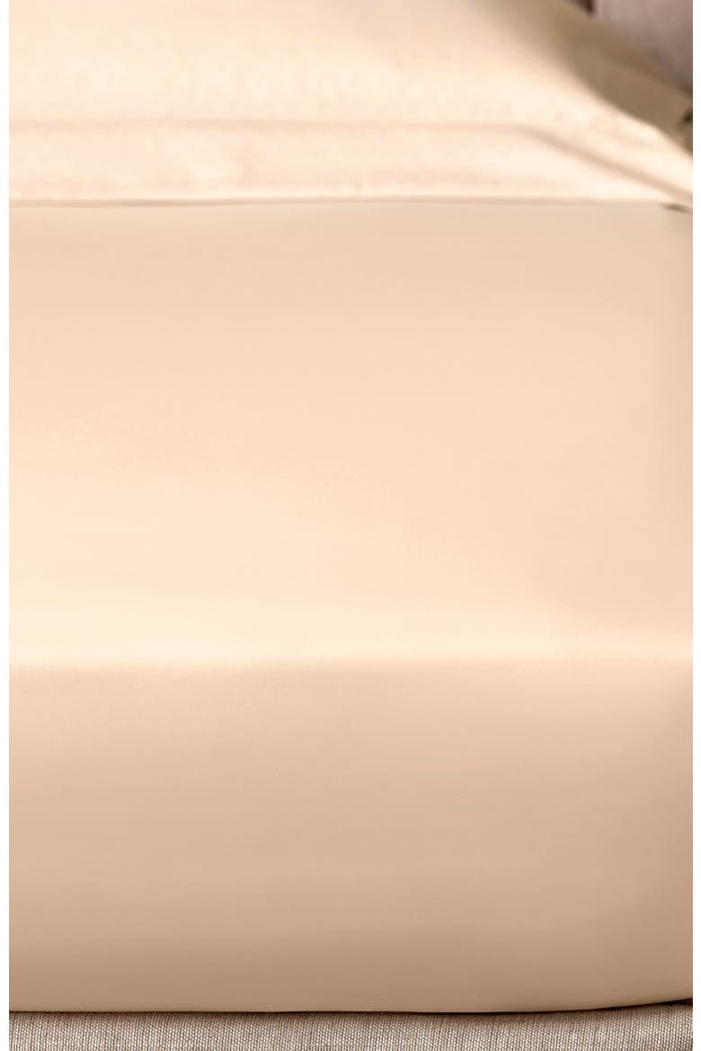 Giotto Fitted Sheet, Alternate, color, Beige