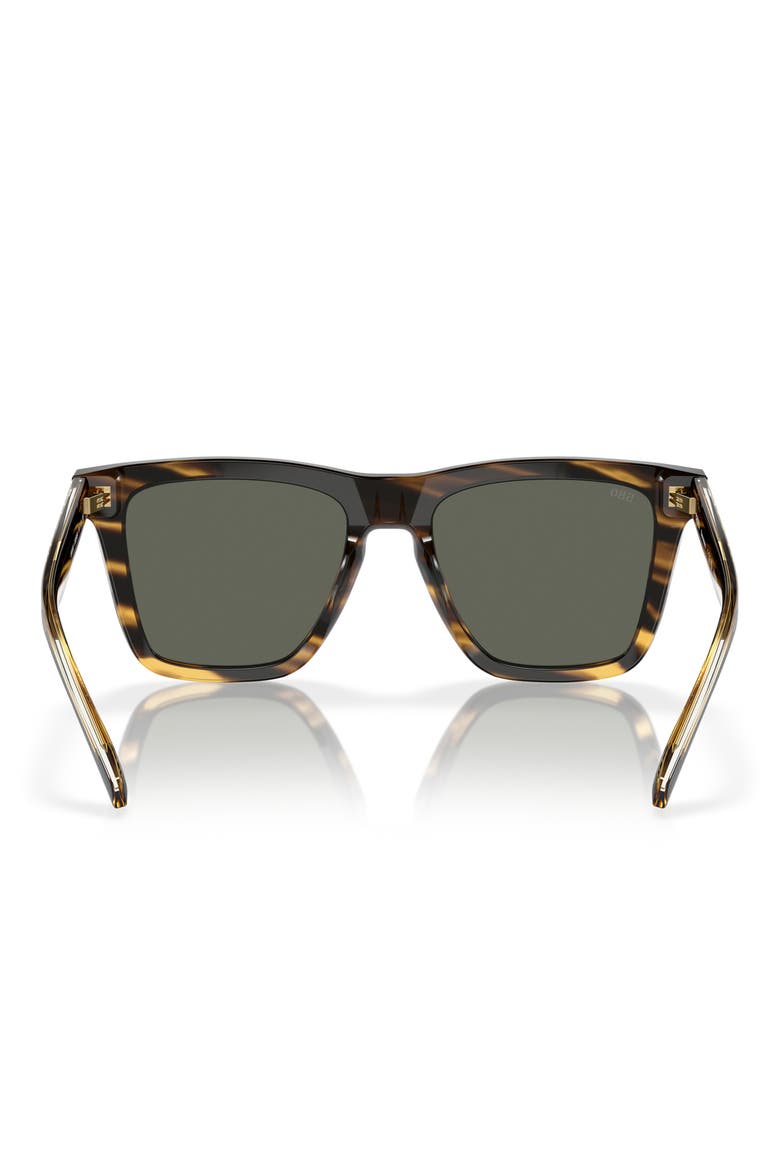 Keramas 54mm Polarized Square Sunglasses, Alternate, color, TORTOISE/ GRAY 580G
