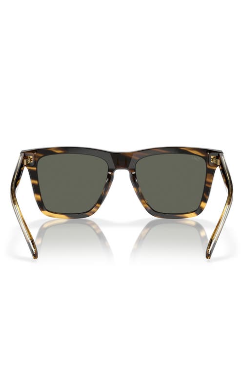 Costa Del Mar Keramas 54mm Polarized Square Sunglasses In Tortoise/gray 580g