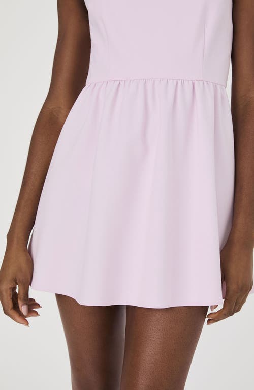 French Connection Whisper Mini Dress In Sweet Pink