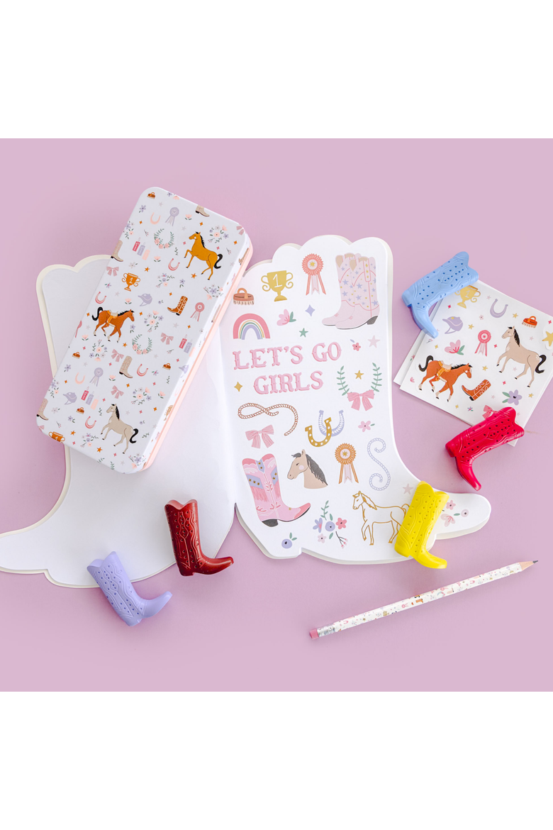 Back to School Cowgirl Pencil Case, Alternate, color, Assorted Pre-Pack