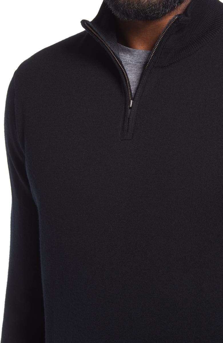 Nordstrom Washable Merino Quarter Zip Sweater, Alternate, color,