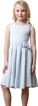 Hope & Henry Girls' Organic Pleated Sweater Dress, Kids