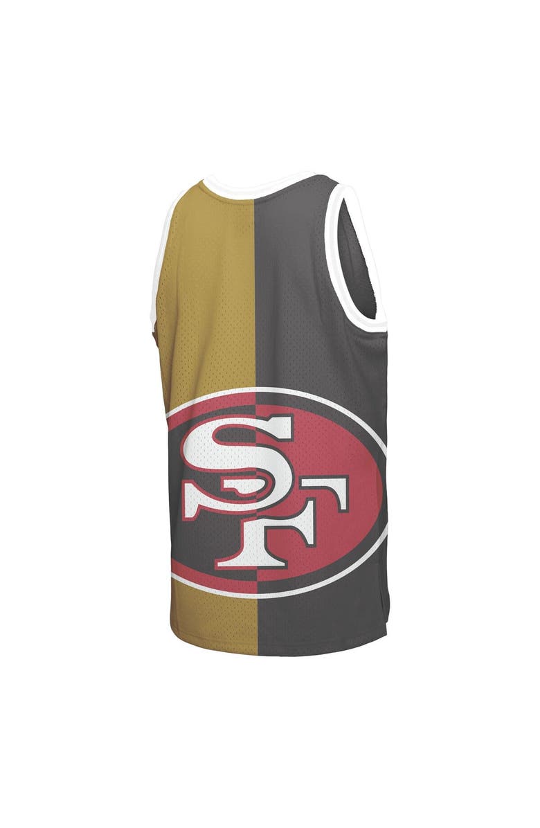 Mitchell & Ness Men's Mitchell & Ness Joe Montana Black/Gold San Francisco 49ers Retired Player Graphic Tank Top, Alternate, color, Black
