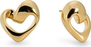 Monica Vinader Infinity Heart Stud Earrings