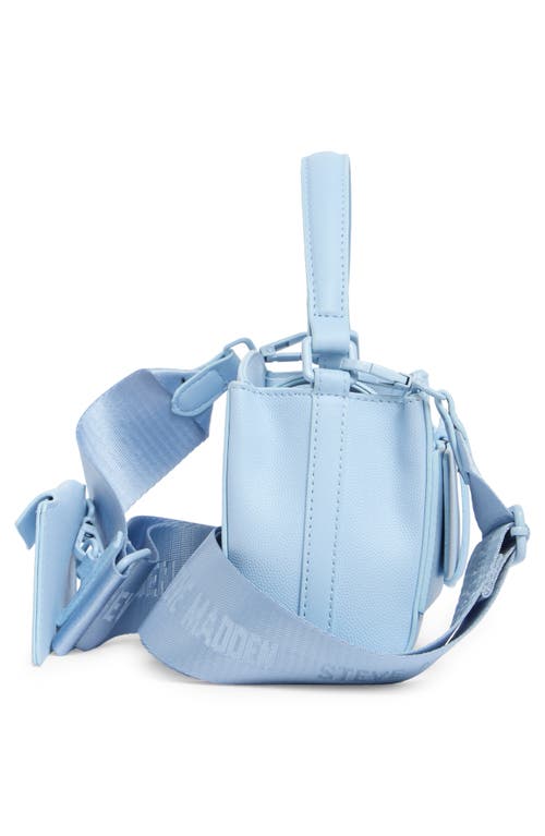 STEVE MADDEN STEVE MADDEN KRAZE BELT AND BUCKLE SATCHEL 