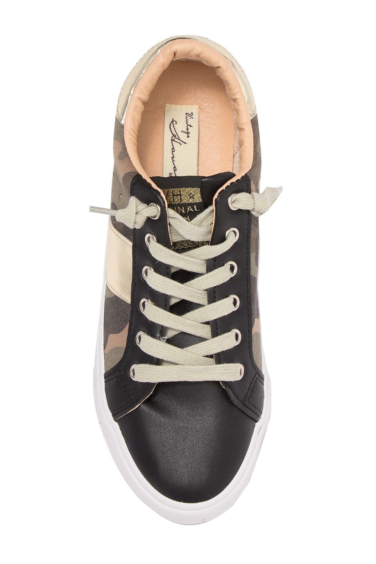 Dina Perforated Sneaker, Alternate, color, ARMY MULTI