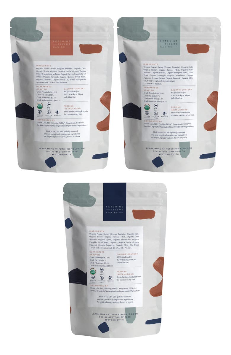 Fetching Fields Variety 3-Pack Canine Treats, Alternate, color,
