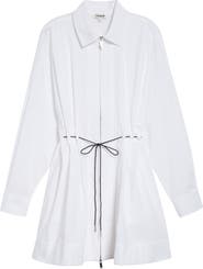 STAUD Chi Long Sleeve Mini Shirtdress