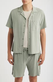 ALEX CRANE Caza Featherweight Organic Cotton Camp Shirt