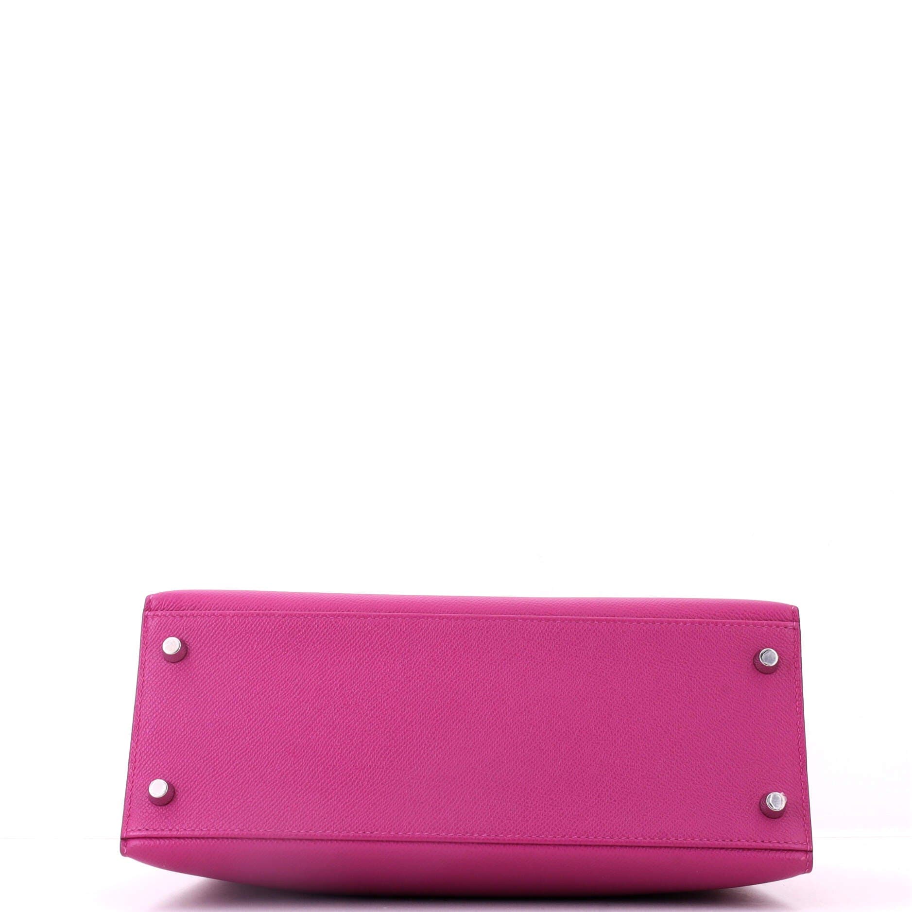 Kelly Handbag Pink Epsom with Palladium Hardware 28, Alternate, color, Pink