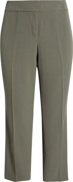 KASPER Flat Front Slim Pants