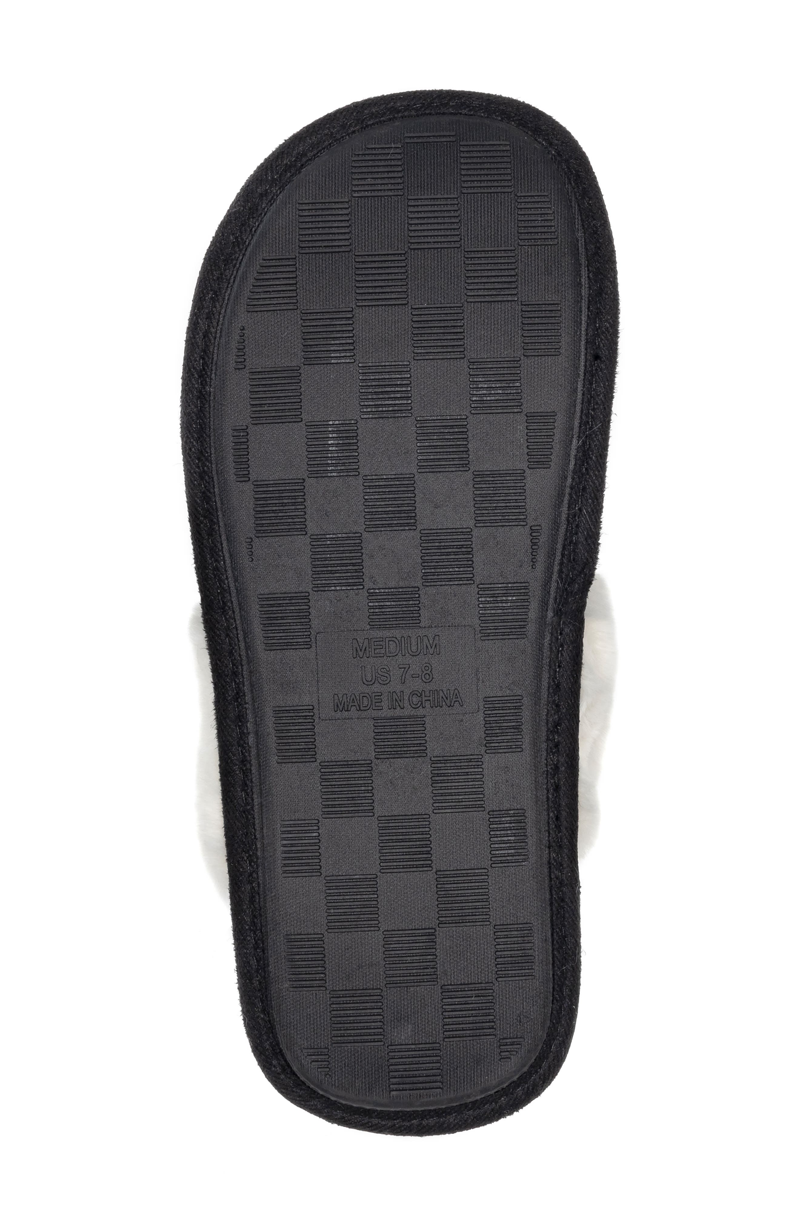 CUDDL DUDS Faux Fur Lined Corduroy Scuff Slipper, Alternate, color, 