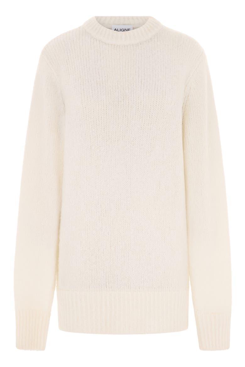 Liv Merino Wool & Cashmere Blend Sweater, Main, color, IVORY