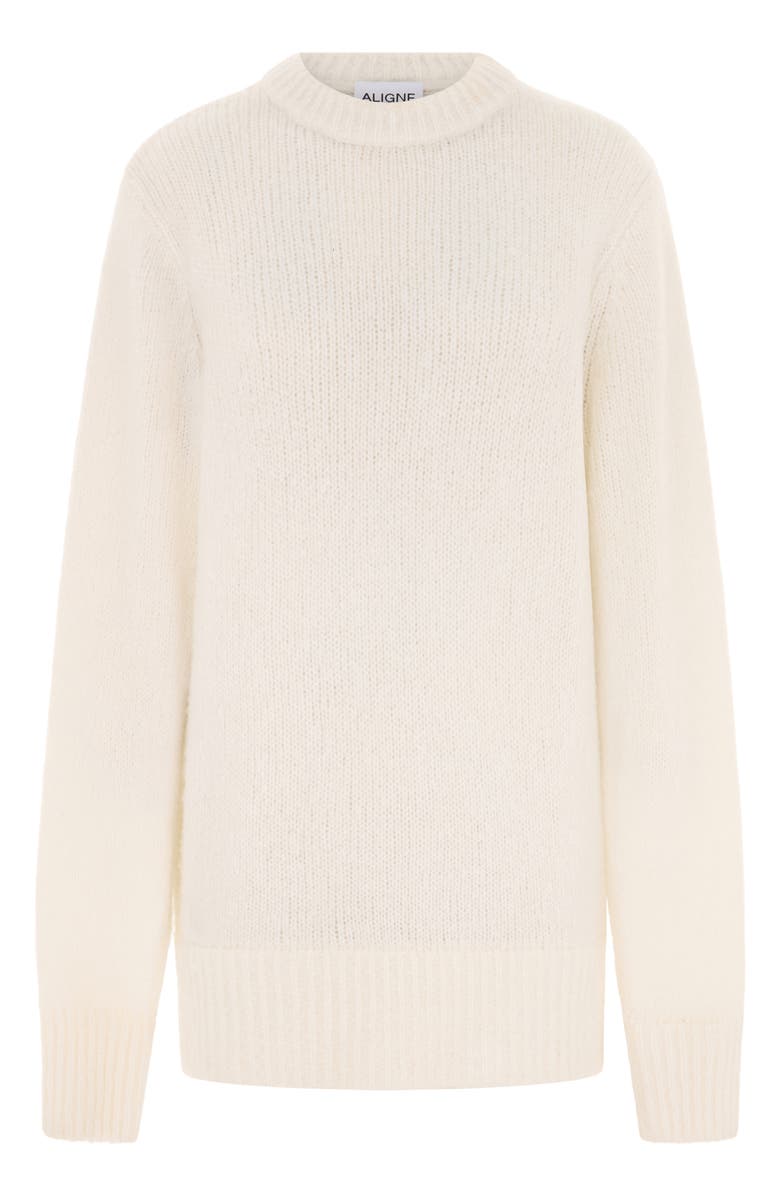 ALIGNE Liv Merino Wool & Cashmere Blend Sweater, Main, color, Ivory