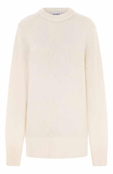 ALIGNE Liv Merino Wool & Cashmere Blend Sweater