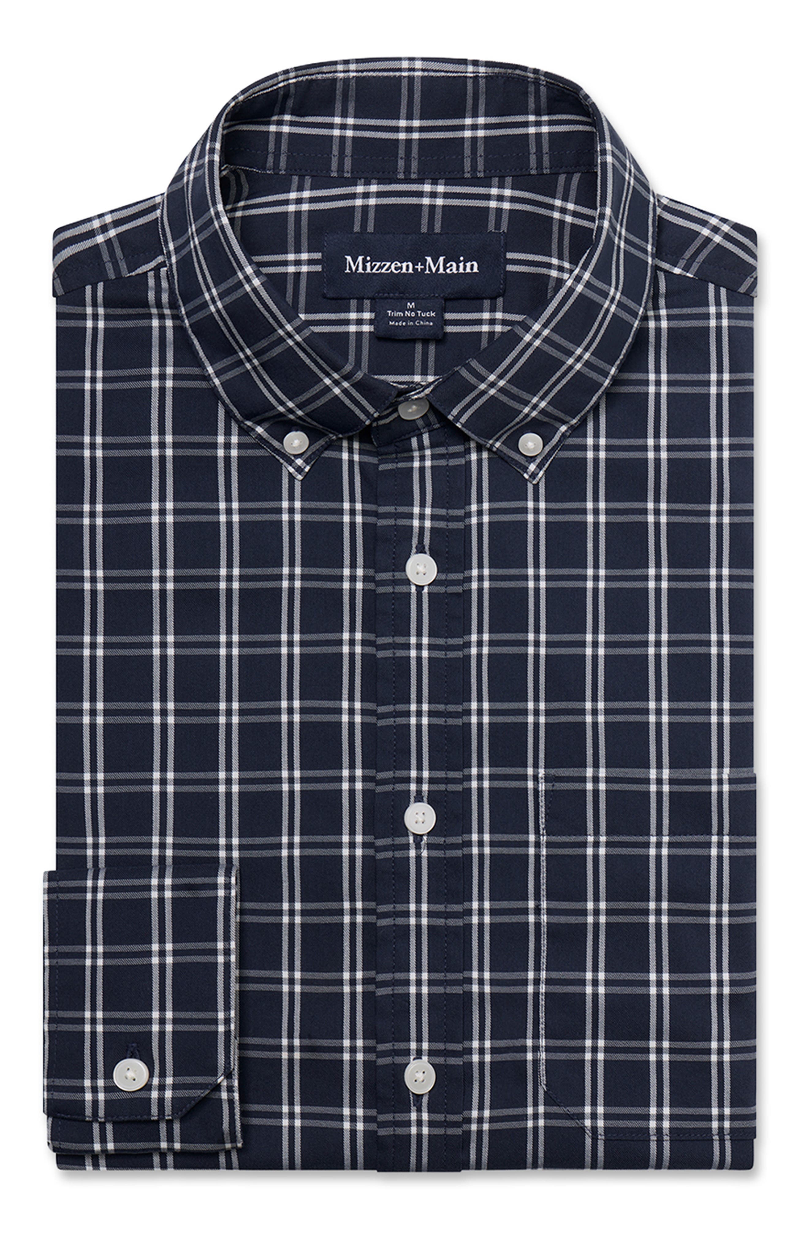 Mizzen+Main Kennedy Trim Fit Performance Button-Up Shirt (Men) | Nordstrom
