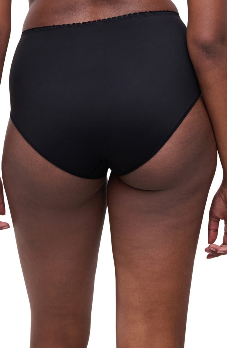 Chantelle Lingerie Easy Support High Waist Briefs, Alternate, color, Black