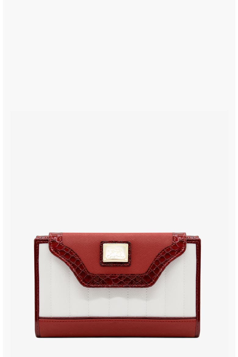 Grace Wallet 206, Main, color, Red / White