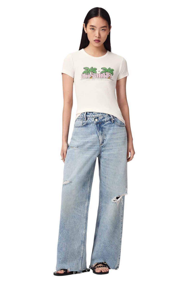 Troppo Stevie Graphic Cotton T-Shirt, Alternate, color, CHALK WHITE