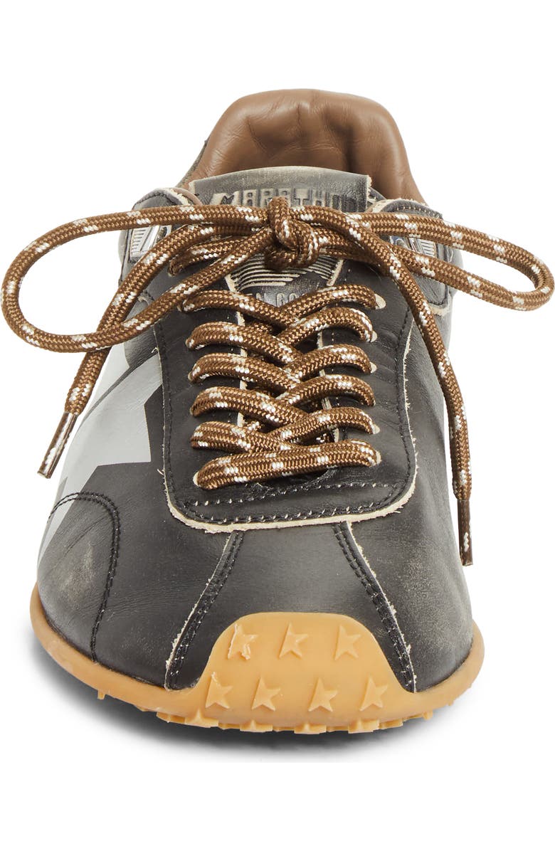 Golden Goose Marathon Speed Sneaker, Alternate, color, Black/ Silver