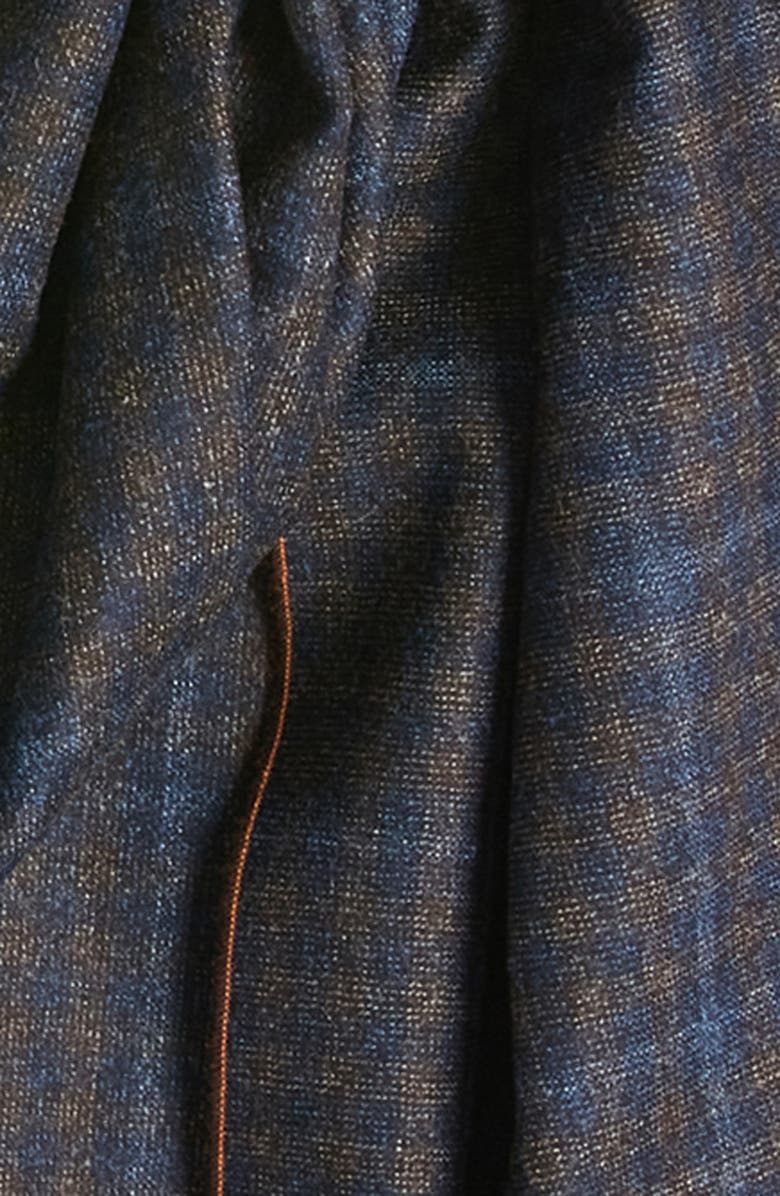 CLIFTON WILSON Wool Scarf, Alternate, color, Black