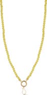 Ember Fine Jewelry 14K Yellow Gold Fruit Charm Beaded Necklace