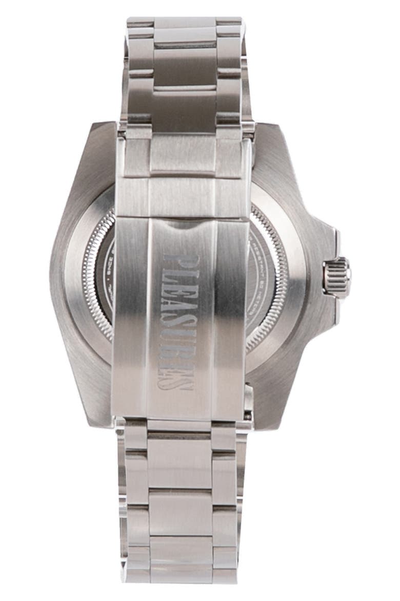 Anytime Bracelet Watch, 42mm, Alternate, color, BLACK/ SILVER