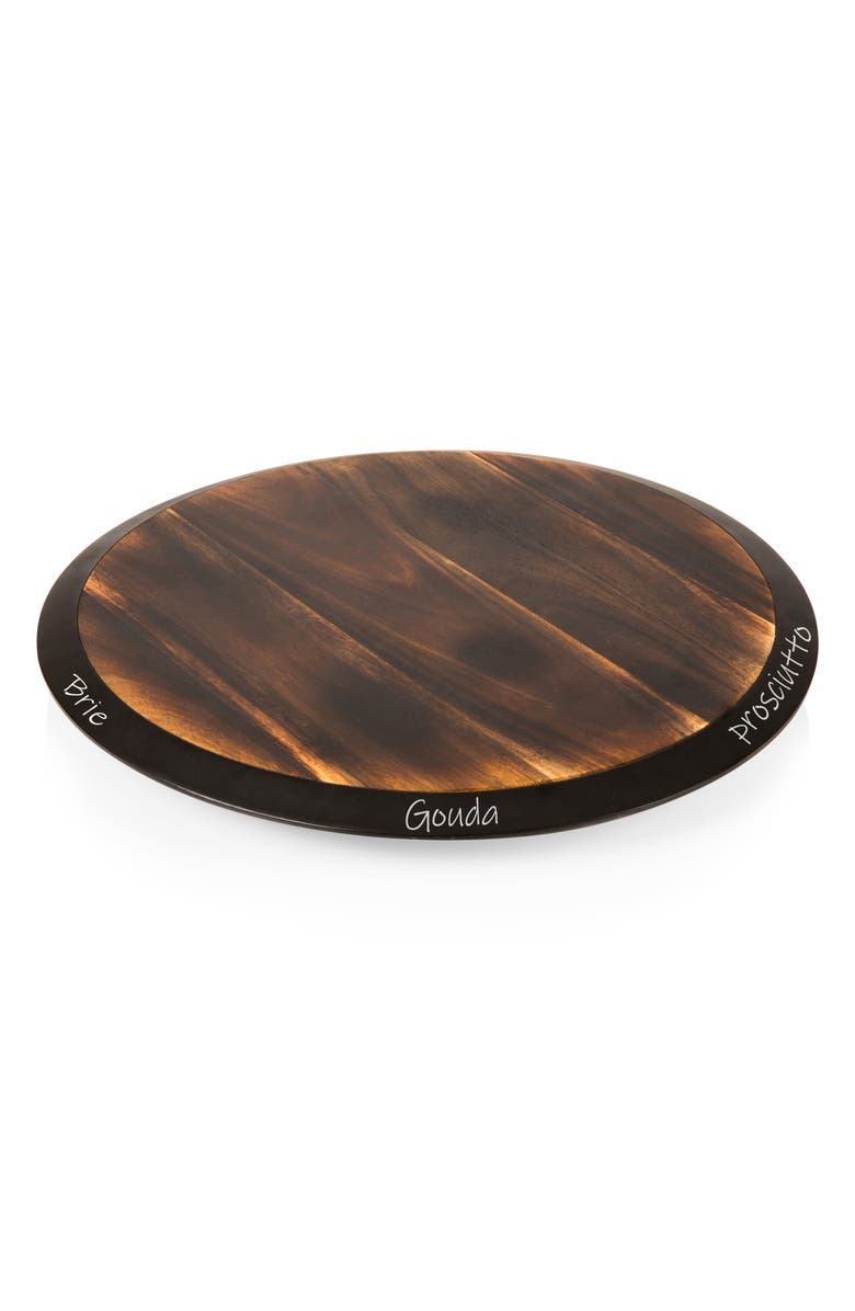 Toscana a Picnic Time Brand TOSCANA Lazy Susan Serving Tray, Main, color, 