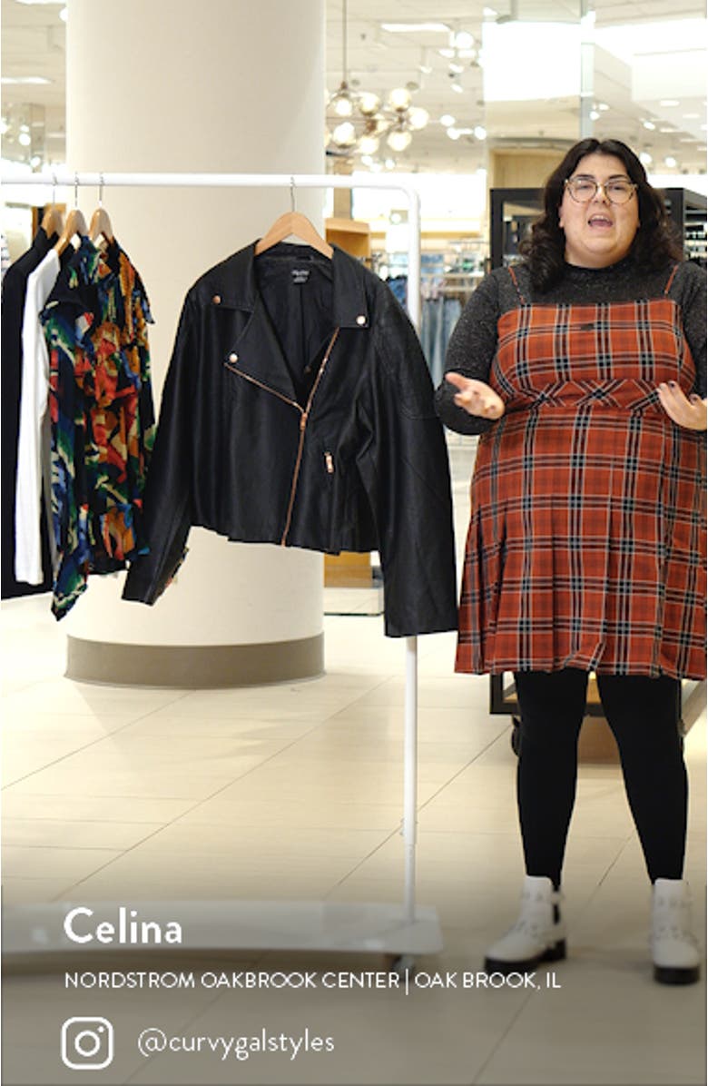 Faux Leather Biker Jacket, sales video thumbnail