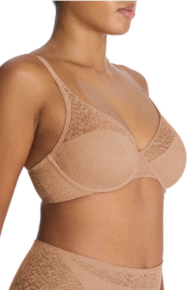 Natori Pretty Smooth Underwire Seamless Bra, Alternate, color, Buff