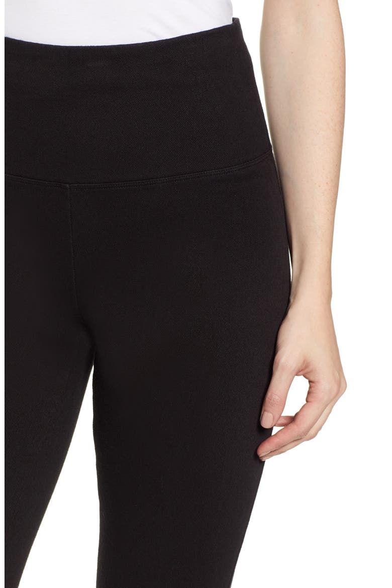 Lyssé High Waist Skinny Denim Leggings, Alternate, color, BLACK