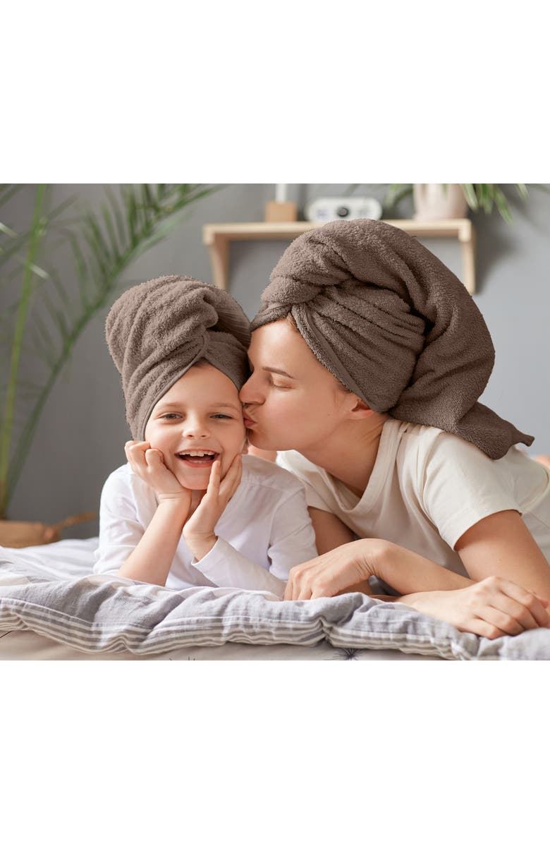 Utica Essentials 6-Piece Cotton Bath Towel Set, Alternate, color, Demitasse