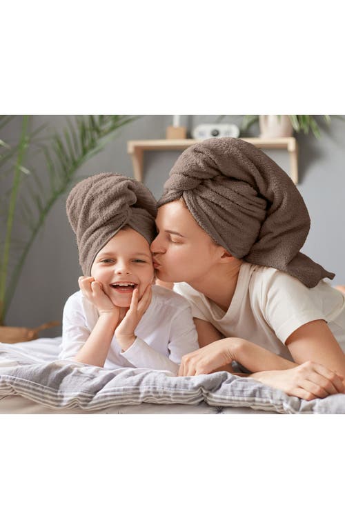 Utica Essentials 6-piece Cotton Bath Towel Set In Demitasse