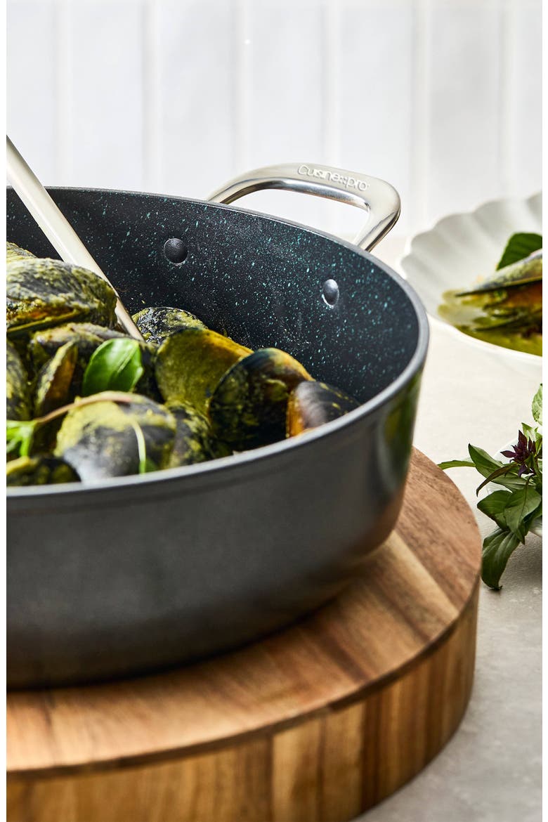 GREEN STONE™ 6.1 Qt. Ultimate Pan with lid, Alternate, color, Black