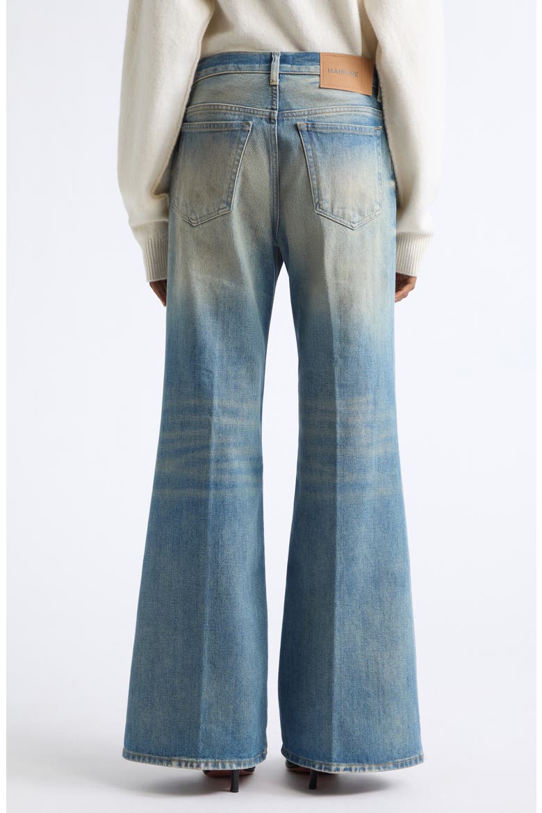 Clara Relaxed Fit Flare Jeans, Alternate, color, JANE BLUE